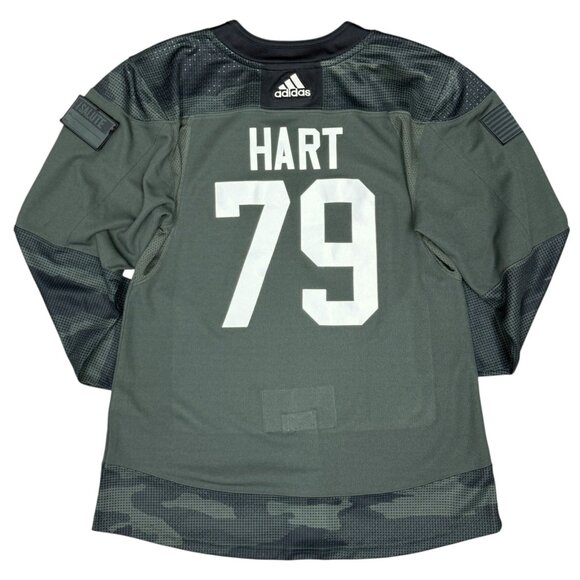 EUC Men's PHILADELPHIA FLYERS Military Appreciation Carter Hart Jersey | Size 44 - Picture 7 of 14